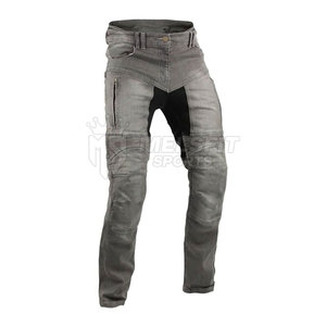 Jeans pour hommes de qualité supérieure, 100% coton, légers, décontractés, coupe slim droite, logo personnalisé, prix d'usine, vente en gros disponible - Product Image 5