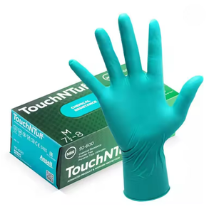 Guantes Desechables de Nitrilo Ansell 92-600, 4 Mil, Resistentes a Pinchazos y Desgarros, Protección Anti-química, Agarre Fácil, 24 cm de Longitud - Product Image 1