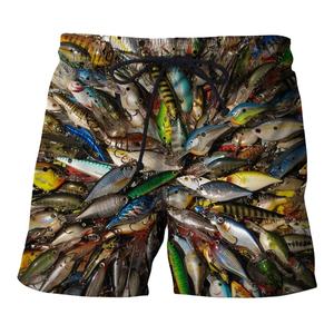 Pantalones Cortos Deportivos de Secado Rápido de Alta Calidad para Hombre, Estilo Urbano Personalizado, Sólidos, Anti-UV, Cómodos, Duraderos, 100% Poliéster - Product Image 2