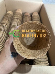 Macetas de fibra de coco vietnamita de alta calidad, 100% naturales, biodegradables, bajo precio, diversos tamaños, utilizadas para sembrar semillas - Product Image 6