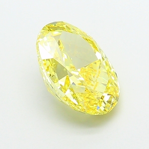 เพชรเม็ดเดี่ยวทรงรีสีเหลืองแฟนซี 10 กะรัต รุ่น Y-O2-8 จาก MAISHA DIAM & JEWELRY ผลิตด้วยวิธี CVD  ได้รับการรับรองจาก IGI สำหรับการทำเครื่องประดับ - Product Image 4