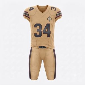 Uniforme de Fútbol Americano para Hombre con Cuello en V de Primera Calidad, Sublimado, 100% Poliéster de Alta Calidad por RIVIAN ATLANTIC - Product Image 2