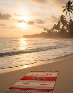 Alfombra Moderna Reversible de Algodón Hecha a Mano con Diseño Floral, Lavable, para Uso en el Hogar y Viajes, Venta al Por Mayor - Product Image 2