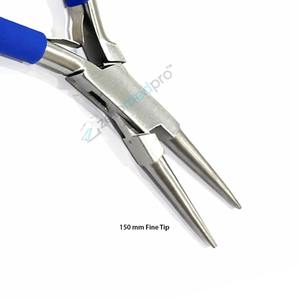 Pince à bec rond professionnel de 150 mm en acier inoxydable de haute qualité, outil de précision pour la fabrication de bijoux, fournisseur OEM - Product Image 2