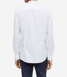 Chemise de bureau en coton pour homme, col rabattu, manches longues, en satin tricoté, grande taille, haute qualité, vente chaude - Product Image 3