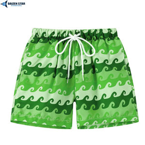 Shorts de bain pour hommes fournis par le fabricant, 100 % polyester, écologiques, respirants, séchage rapide, légers, vêtements de sport pour la plage - Product Image 6