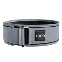 Ceinture de musculation réglable en cuir de vachette imperméable avec boucle de fermeture, respirante, pour le soutien lombaire, l'entraînement de force et la musculation en salle de sport