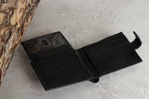 Cartera de cuero negra personalizada para hombre, tarjetero grabado, regalo para cumpleaños, aniversario, para hombre, personalizado, vintage - Product Image 5