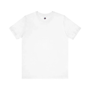 T-shirt à manches courtes en coton uni noir pour homme, coupe classique, col rond, jersey décontracté, couleur unie - Product Image 4