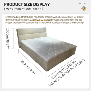 <span class=keywords><strong>Letto</strong></span> in Schiuma Compressa per Bambini, Moderno <span class=keywords><strong>Letto</strong></span> Senza Telaio Singolo/Matrimoniale/Queen, <span class=keywords><strong>Letto</strong></span> Morbido e Sicuro per Bambini, Ideale per Camere da <span class=keywords><strong>Letto</strong></span> Americane - Product Image 6