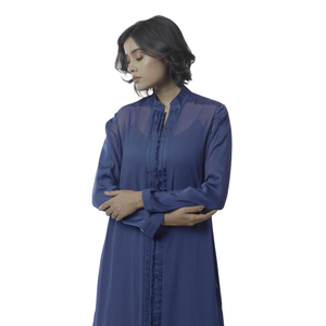 เดรสยาวสีพื้นสำหรับผู้หญิง สไตล์ตะวันตก ลำลอง ใส่ได้ในฤดูร้อน ราคาขายส่งที่ดีที่สุด - Product Image 6