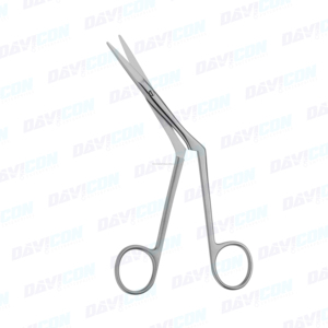 Ciseaux nasaux Heymann en acier inoxydable, instrument chirurgical pour septoplastie, rhinoplastie, chirurgie nasale, ciseaux de dissection, 7,3/4 pouces - Product Image 2