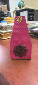 2 Container Metal Dry Fruit <b>Box</b> With Decorative Glass Jars Premium Gift Storage <b>Box</b> For Wedding And Festival - Product Image 3
