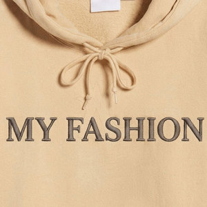Sudadera con Capucha para Hombre, Estilo Urbano, de Algodón Grueso con Bordado y Diseño de Costuras Frontales - Product Image 6