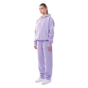 Ensemble de survêtement pour femme, sweat à capuche et pantalon de couleur unie à manches longues, idéal pour le sport ou les mariages, grandes tailles - Product Image 2