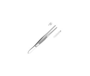 Modificación Premium Pinzas de Disección USA de 18 cm, 1x2 Dientes, Pinzas Quirúrgicas de Acero Inoxidable, Instrumentos Médicos - Product Image 6