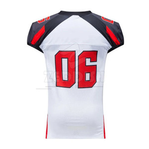 Nouveau design 2026 – Maillot de football américain professionnel respirant à manches courtes, personnalisable, vente en gros, en stock - Product Image 3