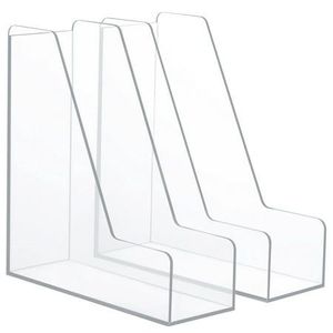 Support de lecture moderne en acrylique, organisateur transparent pour magazines, bonbons, supports de luxe pour livres, solution de rangement de bureau en acrylique - Product Image 5
