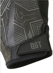 Gants de motocross QST Premium les plus demandés, en maille polyester, avec grip en silicone sur les doigts et le pouce, pour moto - Product Image 2