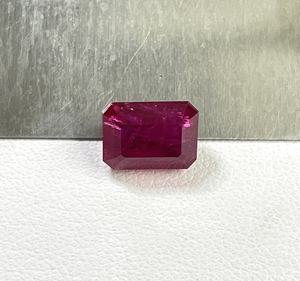 Best Price Natural Mozambique <b>Ruby</b> Heated Gemstone Octagon Cut 3.74 Carat Reddish Pink July Birthstone for Making Ring - Product Image 5