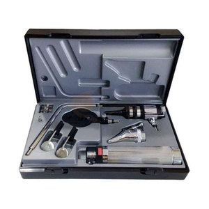 Ensemble d'otoscope et d'ophtalmoscope portables en acier inoxydable à fibre optique pour diagnostic médical vétérinaire, normes allemandes de haute qualité - Product Image 4