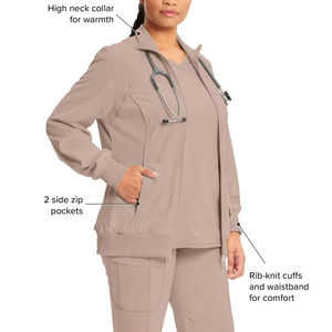 Uniformes de Hospital Elegantes, Chaquetas Médicas con Cuello Alto, Uniformes de Enfermera, Uniformes Femeninos para Hospital, Uniformes Médicos - Product Image 5