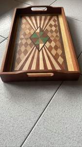 Plateau de service en bois naturel très demandé, résistant à la chaleur, pour la cuisine, porte-aliments et boissons pour la maison et les restaurants à prix raisonnable - Product Image 4