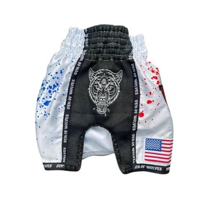 Newest Stylish 100% Polyester Muay Thai Short Training Colorful Boxing MMA Gym Shorts Casual Quick Dry Breathable Men - Product Image 3