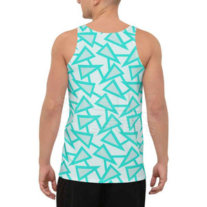 Débardeur d'été coloré pour homme en coton, idéal pour la gym et le fitness, sublimation, prix abordable - Product Image 6