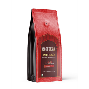 กาแฟบด Coffeeza Intenso 1 กก. คั่วกลาง-เข้ม อาราบิก้า รสขม มีคาเฟอีน สั่งซื้อจำนวนมากจากอินเดีย - Product Image 1