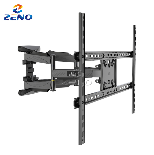 Upgraded R560 Full Motion TV Wall Mount Dual Arm Swivel Bracket Heavy Duty Design for 40-75 Inch TVs