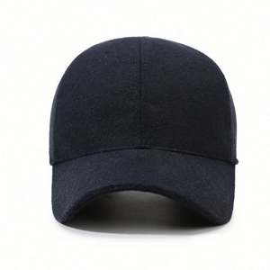 Gorro de Béisbol para Hombre, Otoño-Invierno 2025, Nuevo, Forro Polar Grueso, Resistente al Frío, Color Sólido, Estilo Deportivo Casual para Exteriores - Product Image 2