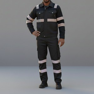 Durable Reflective Safety <b>Overall</b> with Comfortable Fit for Industrial and Mechanical Applications - Product Image 1