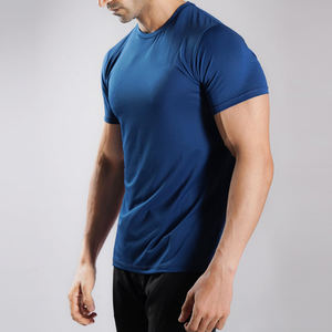 T-shirt de fitness pour hommes 2026 à manches courtes, séchage rapide, respirant, anti-plis, vêtement d'entraînement de musculation ample – Vente en gros directe usine - Product Image 2