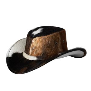 Sombreros de Vaquero de Cuero Vacuno a Precio de Fábrica, Sombrero de Cuero Unisex de la Mejor Calidad, Material Sólido, Nueva Moda - Product Image 1