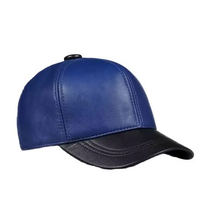 Autumn and <b>Winter</b> Men's Baseball <b>Cap</b> Casual Leather Outdoor Hat Simple Design New Collection - Product Image 2