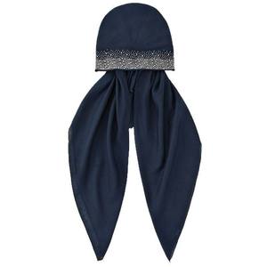 Hijab instantané pour femmes avec bande confortable et strass - Foulard en polyester facile à porter - Product Image 6