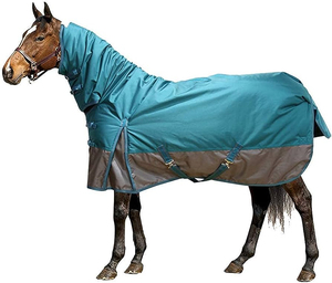 Wholesale Waterproof Full Neck Horse Turnout Rug Outdoor <b>Winter</b> <b>Blanket</b> Breathable Durable 600D Fabric Multiple Colors - Product Image 4