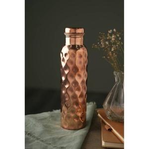 Polish Finished Hammered Texture Copper Water <b>Bottle</b> BPA Free Good Quality Water <b>Bottle</b> For Adults Drinking Back To School - Product Image 3
