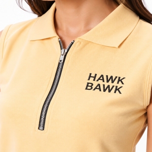 Polo sin Mangas para Mujer con Cierre, Tela Premium de Secado Rápido, Estilo Veraniego, Corte Atlético, Suave y Cómodo, Polo Hecho a Medida - Product Image 4