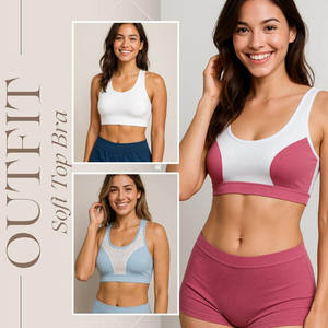 Nouvel Arrivage Soutiens-gorge de Sport Sexy pour Femmes Grandes Tailles, Vêtements de Sport et de Gym, Hauts de Sport Sans Couture, Soutien-gorge de Yoga Personnalisé à Fermeture Avant - Product Image 4