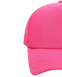 Gorra de Béisbol Rosa Personalizada, Estilo Trucker, con Malla Transpirable en la Parte Trasera, Ajustable con Broche, Lisa, con Logotipo Personalizado, para Uso Casual al Aire Libre - Product Image 2