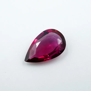 HAYAAT GEMS - Gema de Beryl Natural Roja Cultivada en Laboratorio, Color Rosado, 2.30 Quilates, Corte Pera, 13x8x4mm, de Rajasthan, para la Elaboración de Joyas - Product Image 1