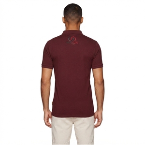 Chemise Homme Personnalisée 100% Coton Peigné Filé à Anneaux 180 g/m² Manches Courtes Brodé Piqué Anti-rétrécissement Style Smart Casual Golf - Product Image 2