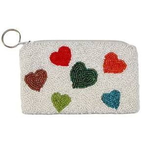 Best Quality Handmade India Beaded Eye Coin Purse Zipper Fashion Seed Beads Summer <b>Small</b> <b>Wallet</b> Birthday BY AFZA ENTERPRISES - Product Image 6