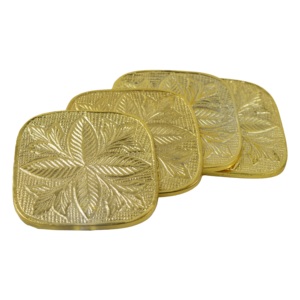 Ensemble de dessous-de-verre standard, tailles personnalisées, supports de table en métal massif pour boissons, thé, café, petit-déjeuner, plusieurs couleurs, tapis de banque unis et peints - Product Image 6