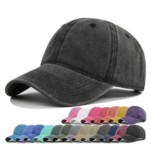 Custom Embroidery Logo Washed Cotton Dad Hat Wholesale Quality Distressed Adjustable Sports Baseball <b>Caps</b> Gorras Originales - Product Image 2