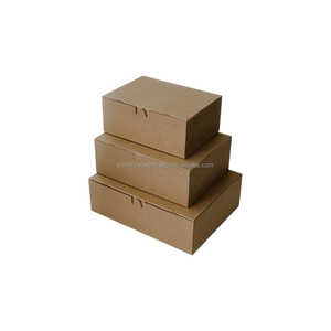 Boîte de papier kraft ondulé réutilisable directe d'usine Impression d'illustration personnalisée Diverses caractéristiques biodégradables écologiques disponibles - Product Image 4