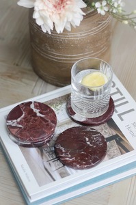 Sous-verres en marbre très demandés pour tasses à café, mugs à thé, verres à vin et boissons froides, disponibles à prix abordable - Product Image 4
