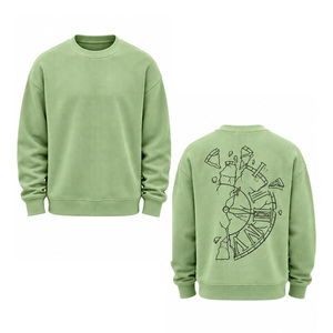 Sweat-shirt en tricot gaufré à coupe décontractée pour un usage quotidien décontracté, vente en gros - Product Image 5